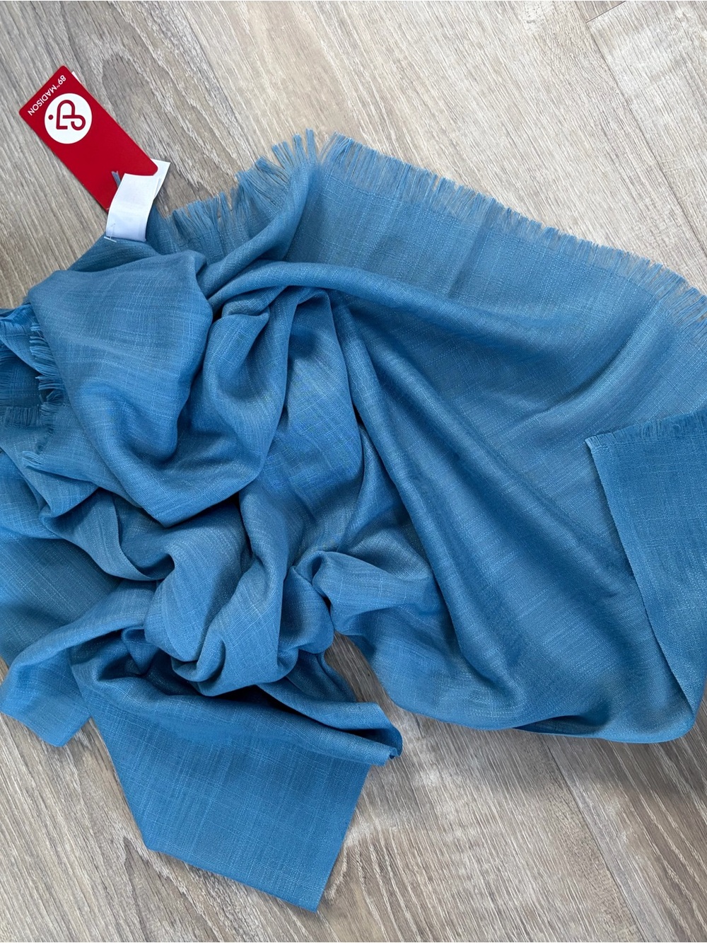 NWT 89th and Madison Blue Lightweight Woven Scarf